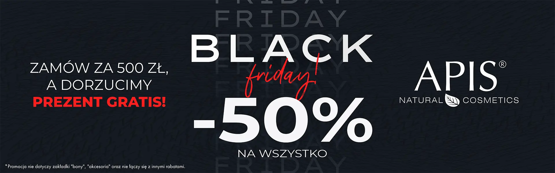 BLACK FRIDAY - 50%